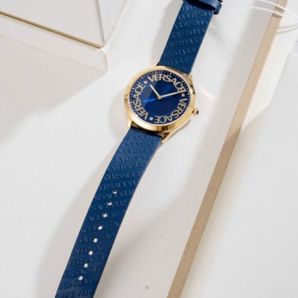 Versace Ladies Halo Logo Womens Watch